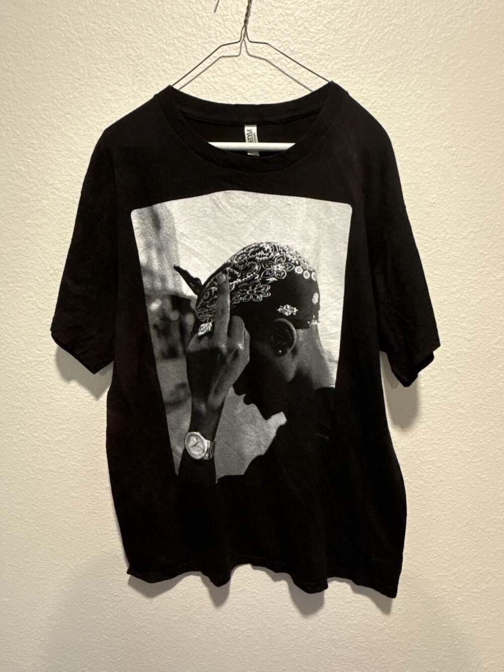 Alstyle Tupac Shakur Graphic T-Shirt Size Large
